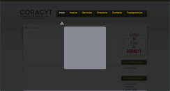 Desktop Screenshot of coracyt.gob.mx